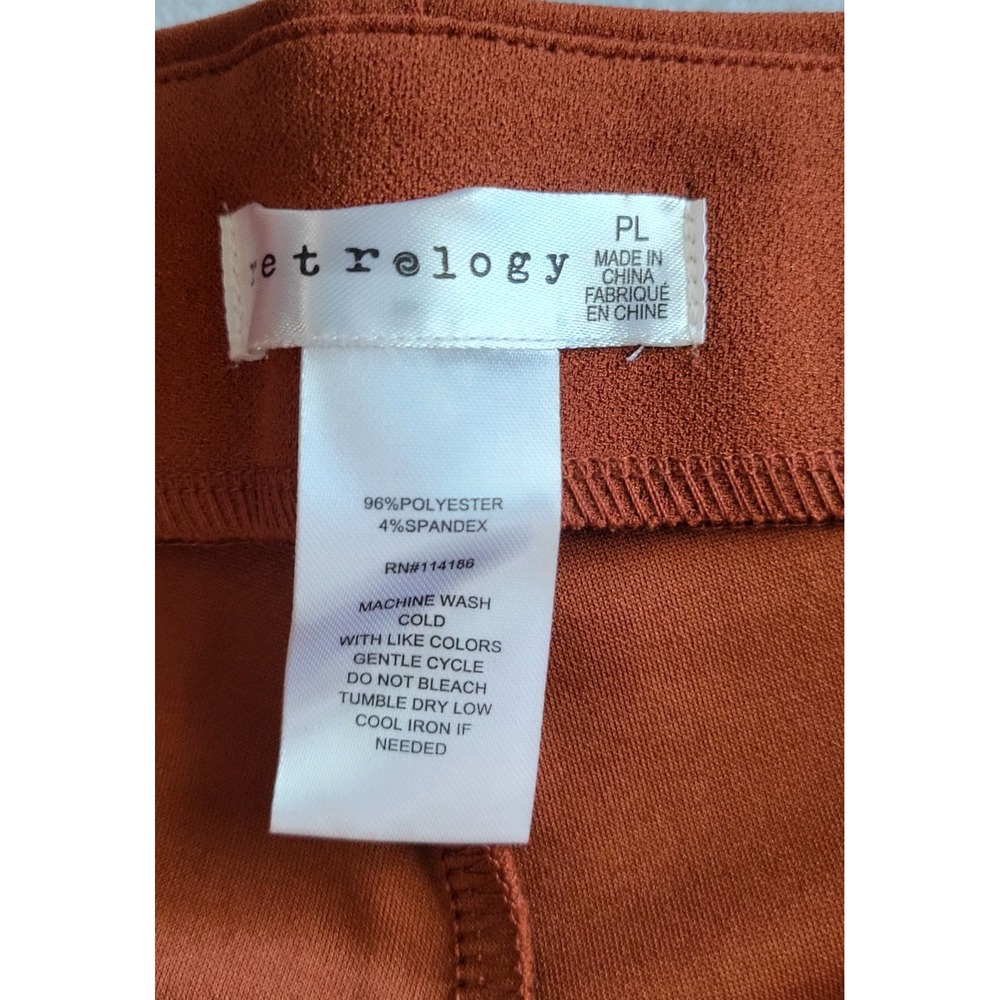 Women's Retrology Size Large Petite Autumn Rust Orange Barely Boot Pull On... - Picture 5 of 11